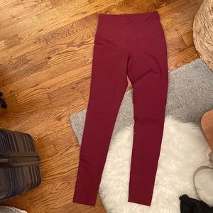 Maroon Zella leggings